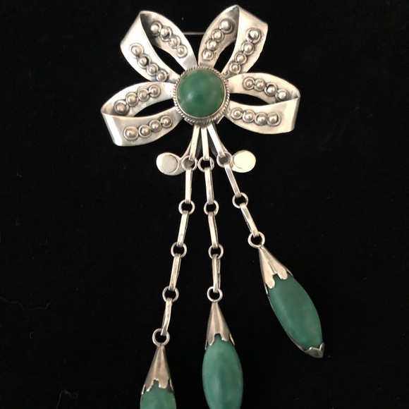 *SOLD*Taxco 980 Fine Silver Flower Brooch - Picture 1 of 8